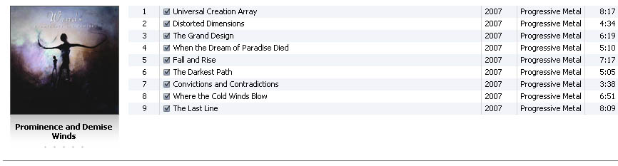 Winds - Prominence and Demise
